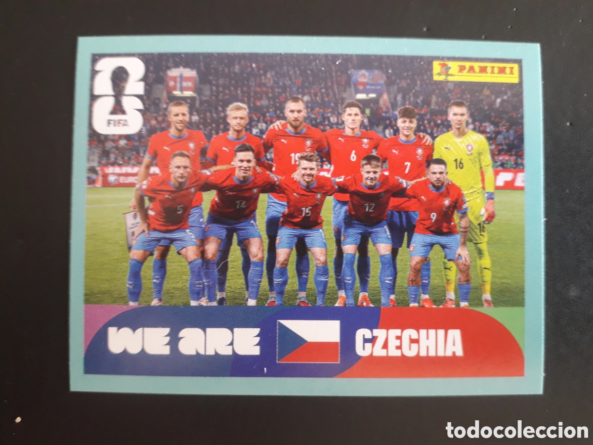 Cromos de f&uacute;tbol: EQUIPO REP CHECA/CHEQUIA CZE 13 MUNDIAL F&Uacute;TBOL 2026 FIFA WORLD CUP PANINI SIN PEGAR PEDIDO M&Iacute;NIMO 3&euro;