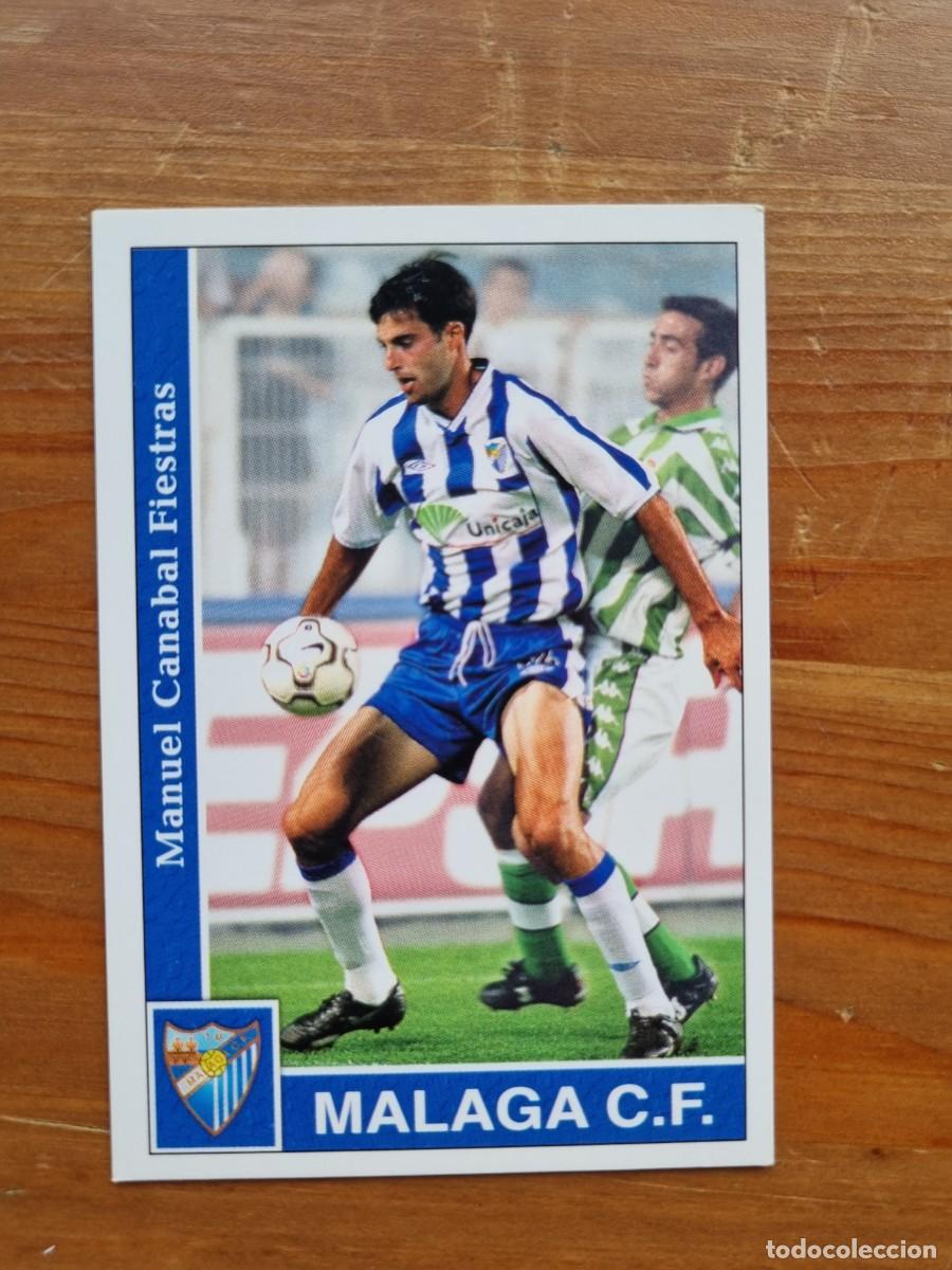 Cromos de f&uacute;tbol: 163 CANABAL (M&aacute;laga CF). Las Fichas de la Liga 2001 2002 01 02 (Mundicromo)
