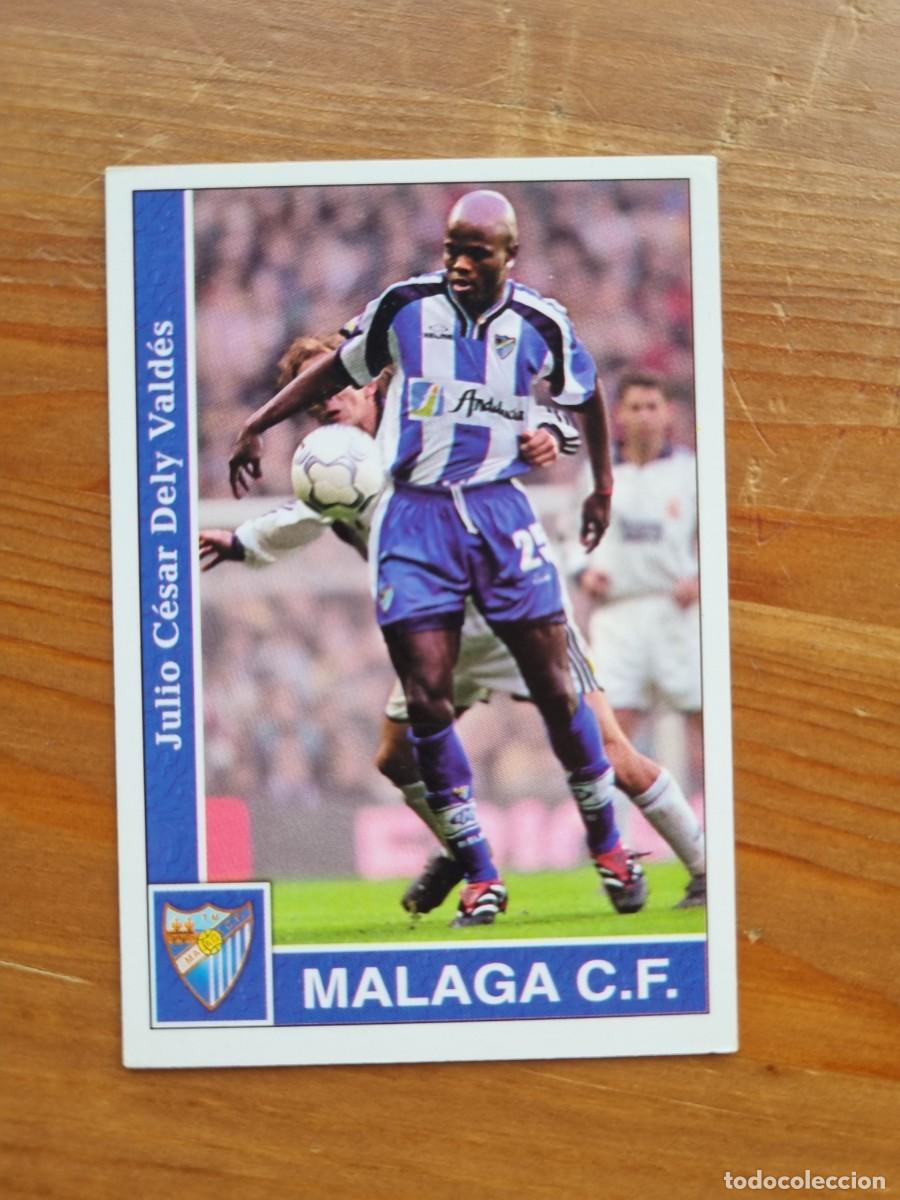 Cromos de f&uacute;tbol: 166 DELY VALD&Eacute;S (M&aacute;laga CF). Las Fichas de la Liga 2001 2002 01 02 (Mundicromo)