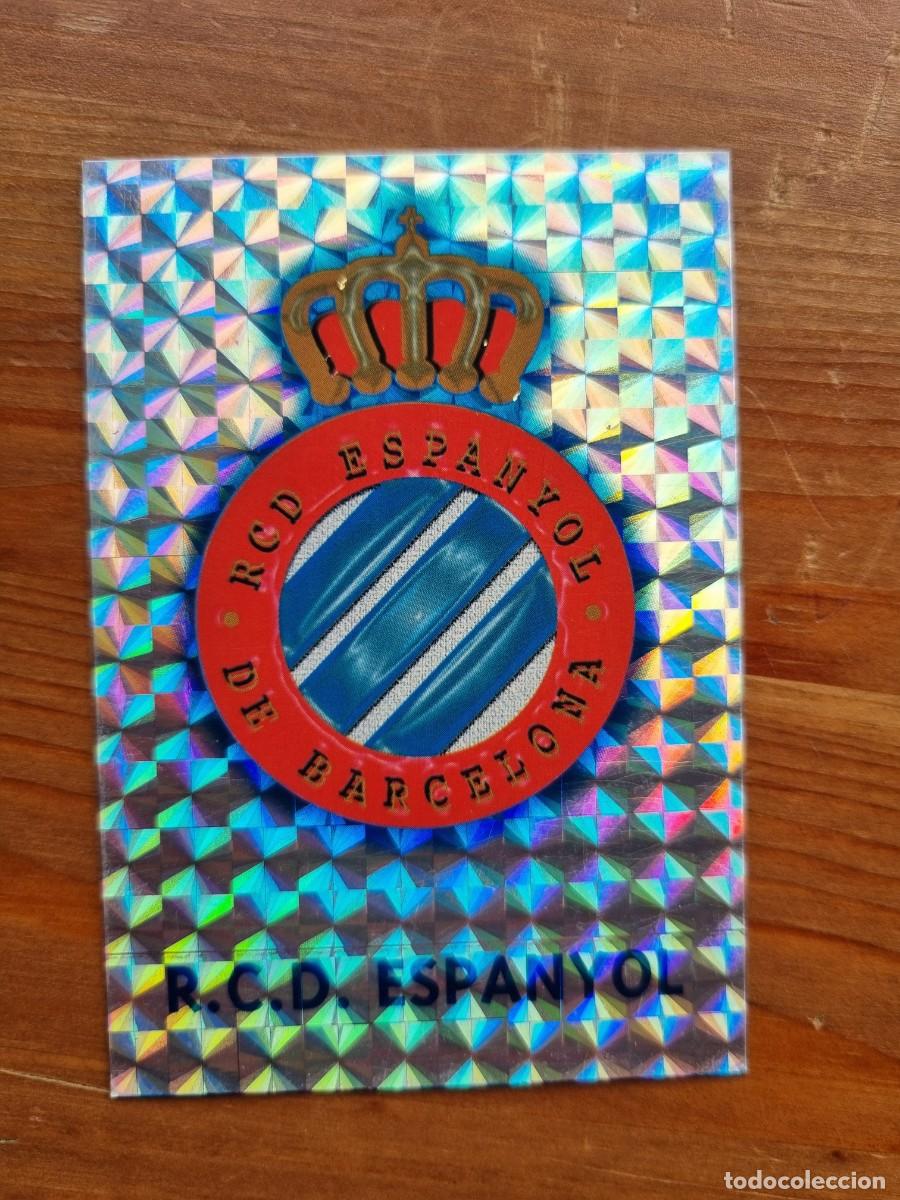 Cromos de f&uacute;tbol: 169 ESCUDO (RCD Espanyol). Las Fichas de la Liga 2001 2002 01 02 (Mundicromo)