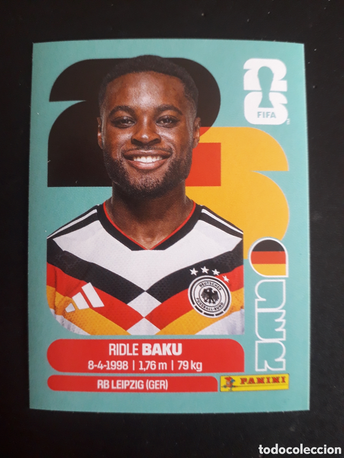 Cromos de f&uacute;tbol: BAKU ALEMANIA GER 8 MUNDIAL F&Uacute;TBOL 2026 FIFA WORLD CUP PANINI SIN PEGAR PEDIDO M&Iacute;NIMO 3&euro;