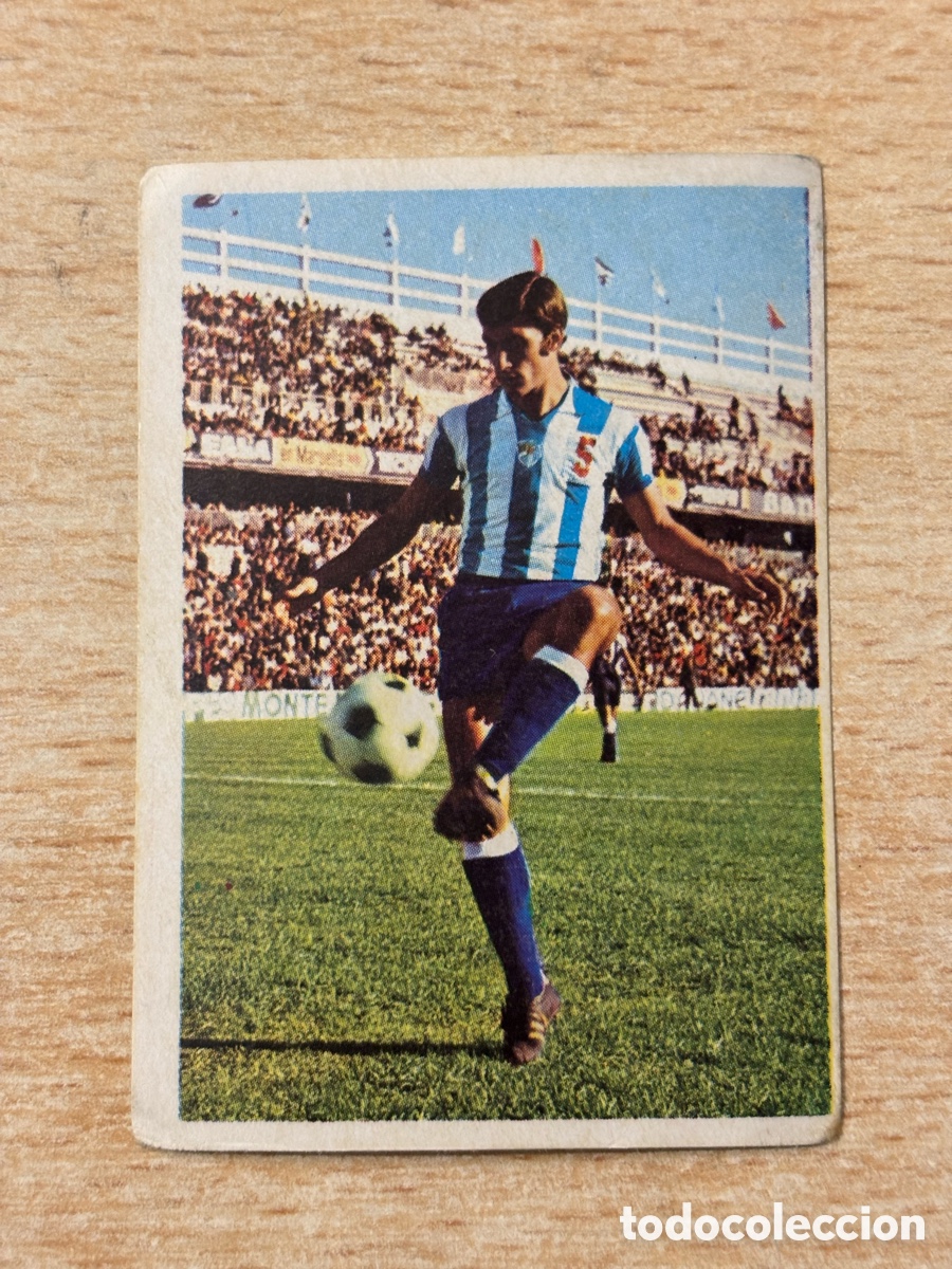 Cromos de f&uacute;tbol: Mac&iacute;as CD M&aacute;laga Fher Campeonato Liga 1975/76 sin pegar