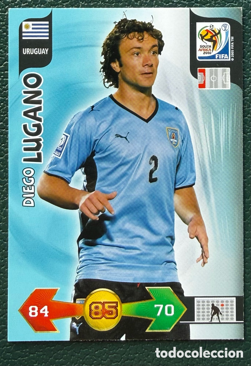 Fu&szlig;ball-Sticker: DIEGO LUGANO URUGUAY FICHAS ALBUM ADRENALYN XL MUNDIAL SOUTH AFRICA 2010
