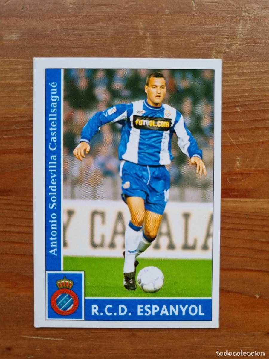 Fu&szlig;ball-Sticker: 176 SOLDEVILLA (RCD Espanyol). Las Fichas de la Liga 2001 2002 01 02 (Mundicromo)