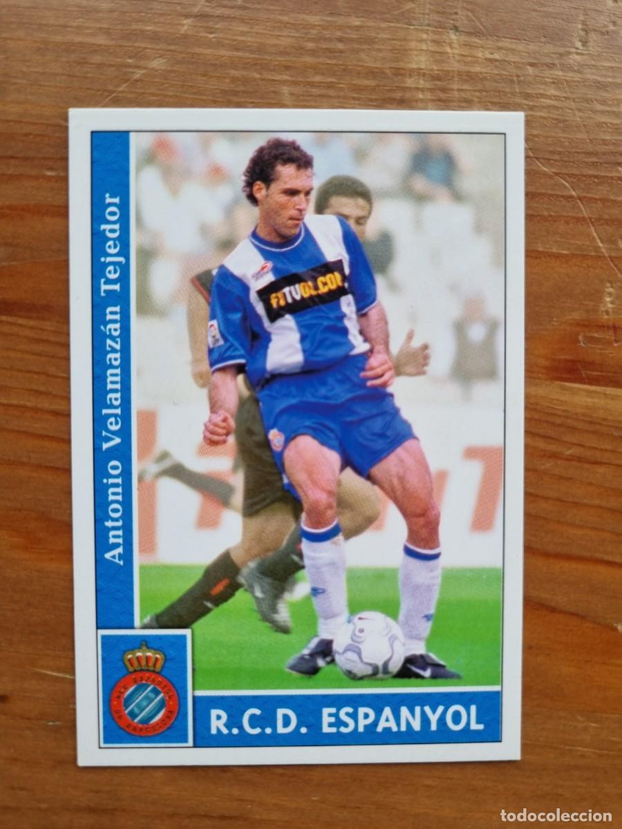 Fu&szlig;ball-Sticker: 178 VELAMAZ&Aacute;N (RCD Espanyol). Las Fichas de la Liga 2001 2002 01 02 (Mundicromo)