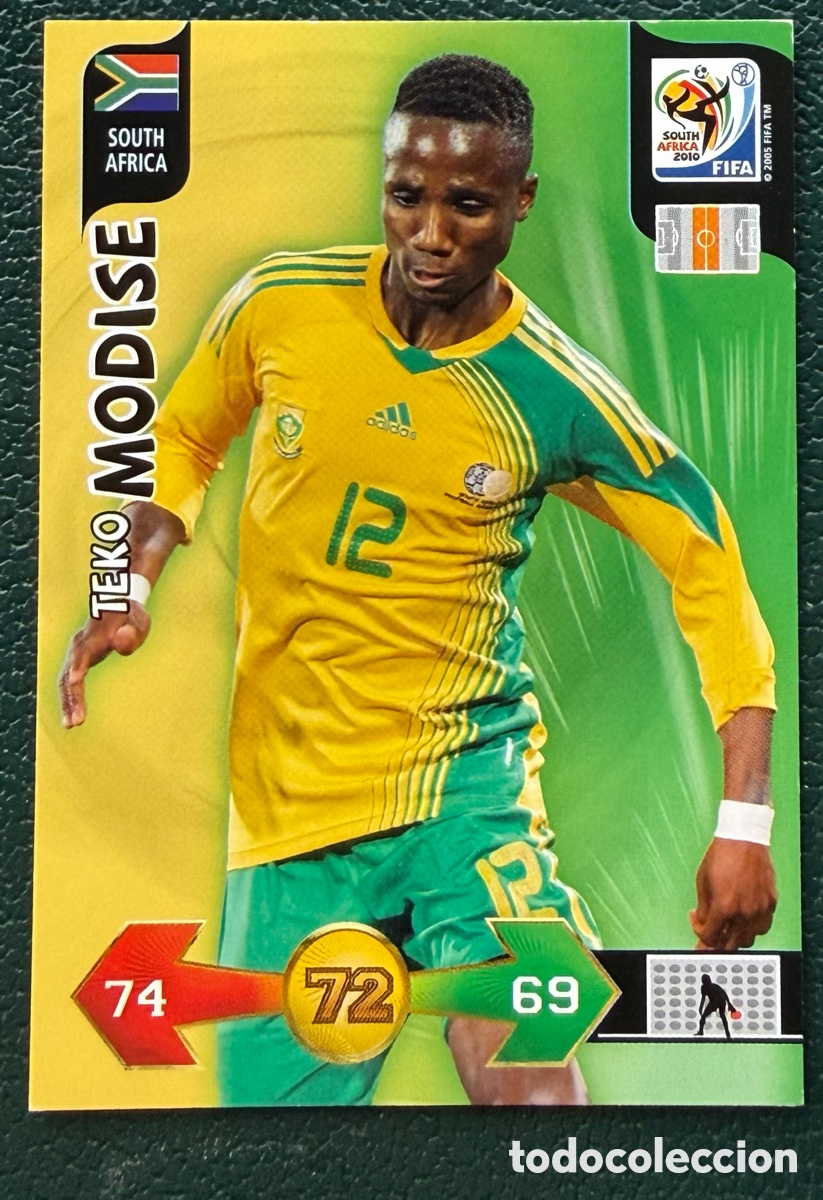 Fu&szlig;ball-Sticker: TEKO MODISE SUDAFRICA FICHAS ALBUM ADRENALYN XL MUNDIAL SOUTH AFRICA 2010