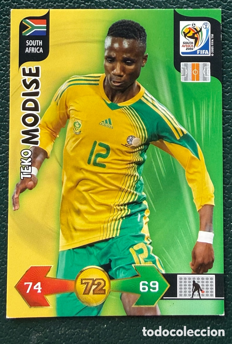 Fu&szlig;ball-Sticker: TEKO MODISE SUDAFRICA FICHAS ALBUM ADRENALYN XL MUNDIAL SOUTH AFRICA 2010