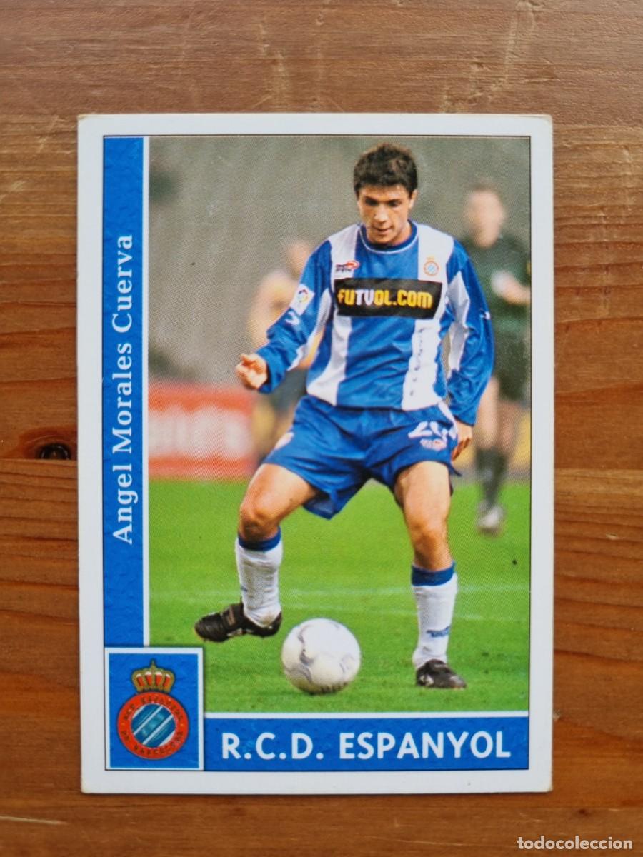 Cromos de f&uacute;tbol: 182 MORALES (RCD Espanyol). Las Fichas de la Liga 2001 2002 01 02 (Mundicromo)