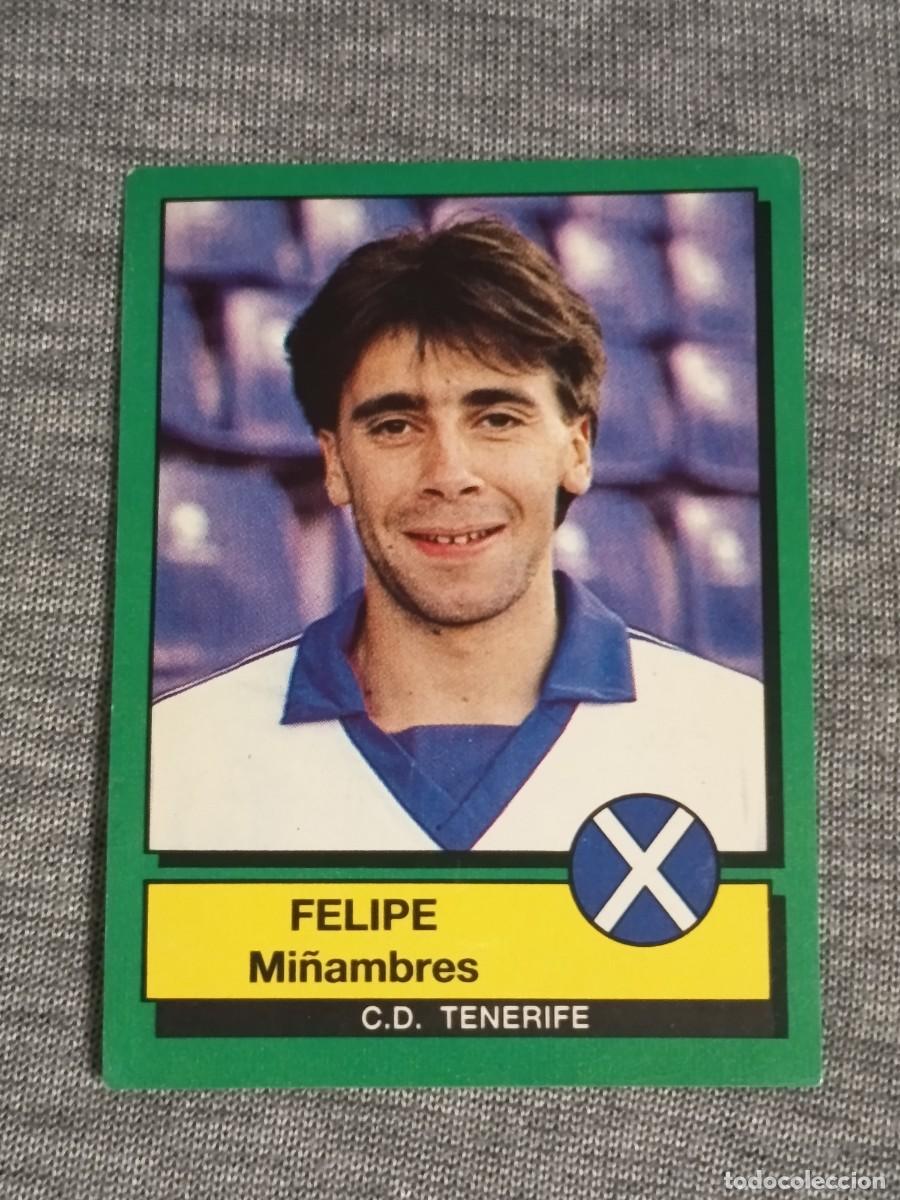 Cromos de f&uacute;tbol: F&uacute;tbol 90 panini FELIPE N&deg;303 TENERIFE nunca pegado