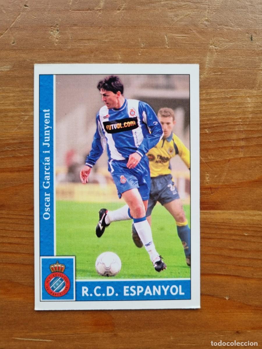 Cromos de f&uacute;tbol: 185 &Oacute;SCAR (RCD Espanyol). Las Fichas de la Liga 2001 2002 01 02 (Mundicromo)
