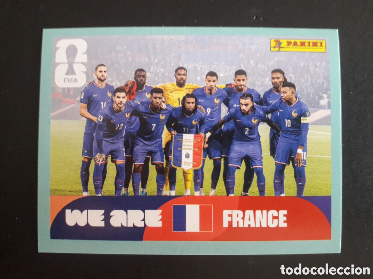 Figurine di Calcio: EQUIPO FRANCIA FRA 13 MUNDIAL F&Uacute;TBOL 2026 FIFA WORLD CUP PANINI SIN PEGAR, MBAPP&Eacute; PEDIDO M&Iacute;NIMO 3&euro;