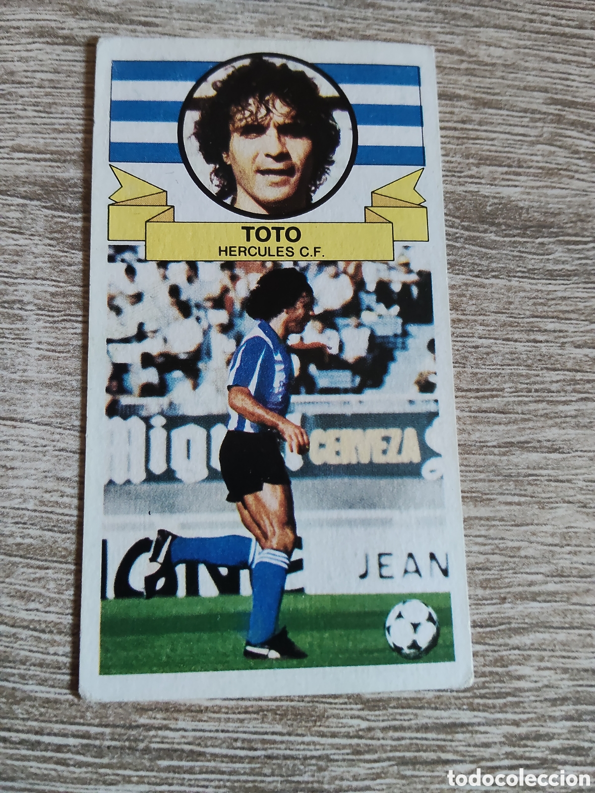 Figurine di Calcio: Toto fichaje 7 baja H&eacute;rcules liga 1985 1986 85 86 ediciones este