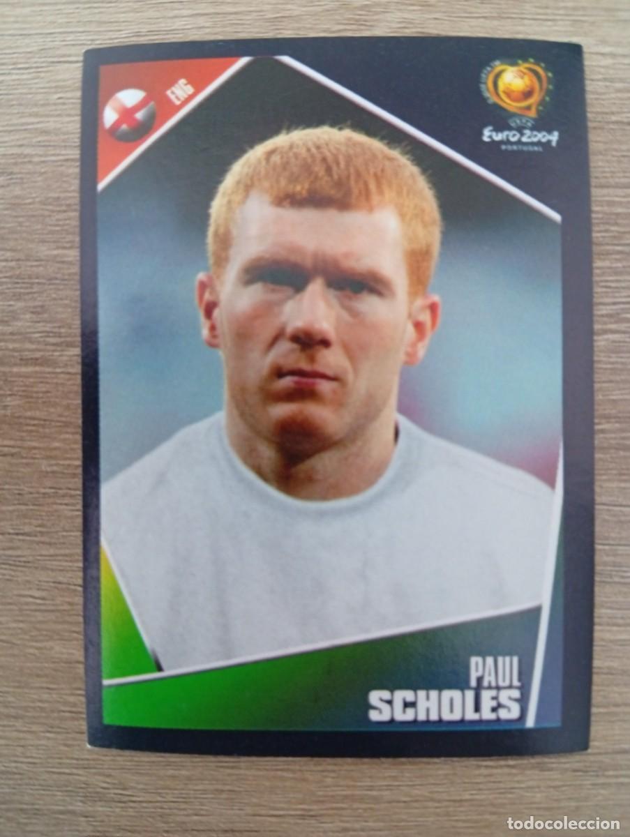 Cartes &agrave; collectionner de Football: PAUL SCHOLES 125 INGLATERRA EURO 2004 PORTUGAL NUNCA PEGADO SIN PEGAR