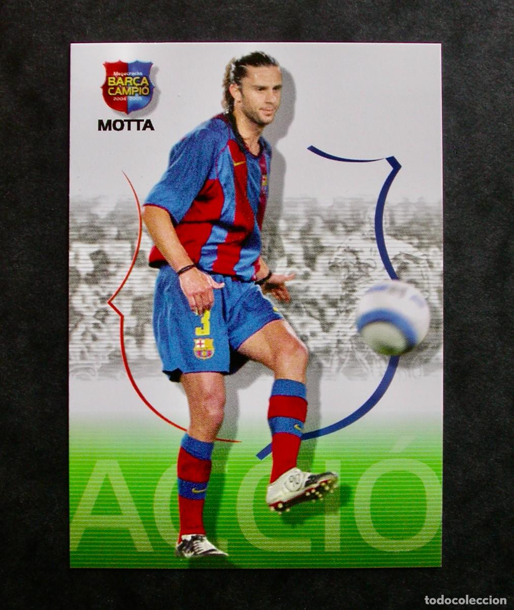 Cartes &agrave; collectionner de Football: 42 MOTTA / FC BARCELONA / MEGACRACKS BAR&Ccedil;A CAMPI&Oacute; 2004-2005 04-05 / PANINI