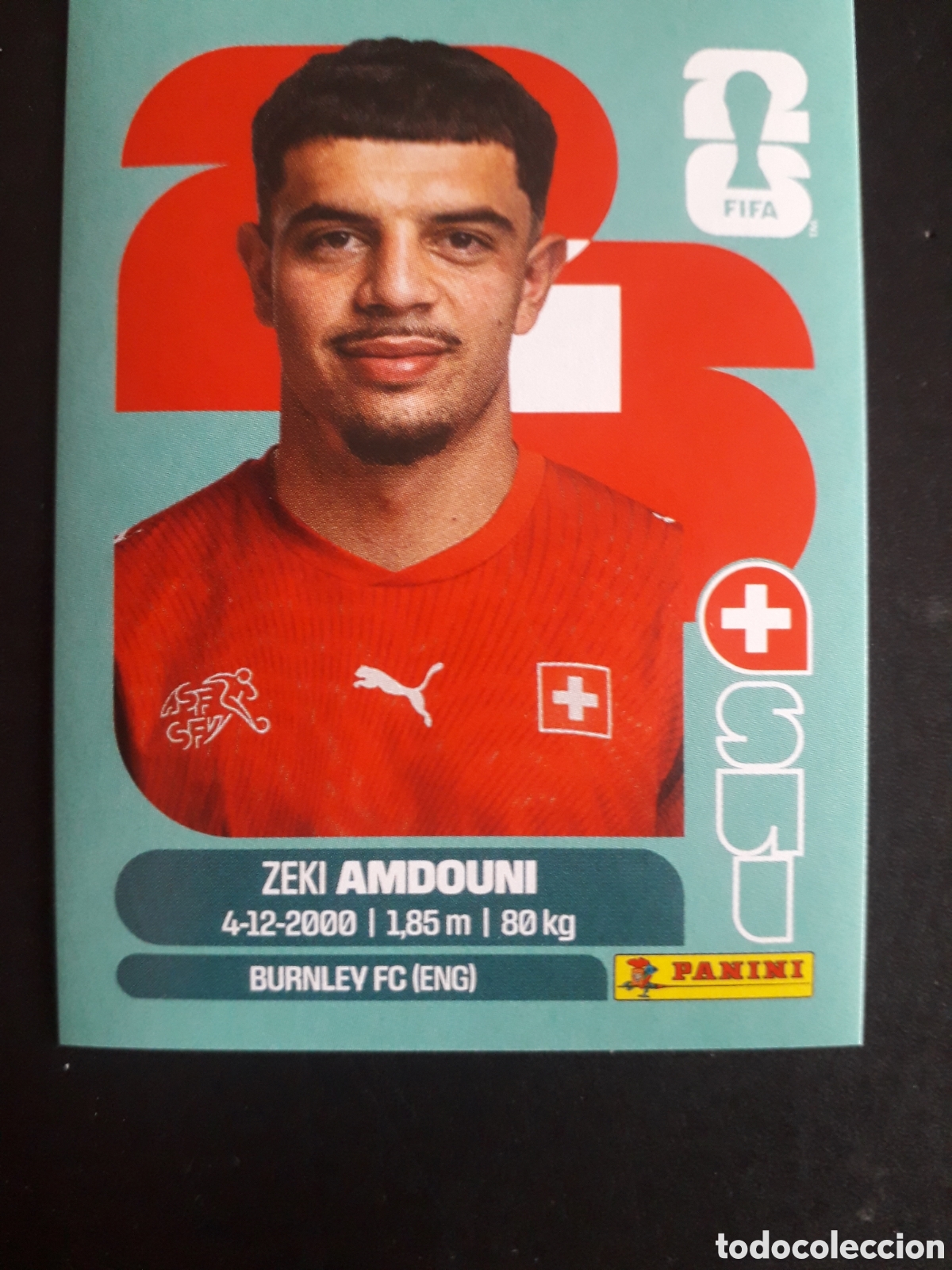 Cartes &agrave; collectionner de Football: AMDOUNI SUIZA SUI 20 MUNDIAL F&Uacute;TBOL 2026 FIFA WORLD CUP PANINI SIN PEGAR PEDIDO M&Iacute;NIMO 3&euro;