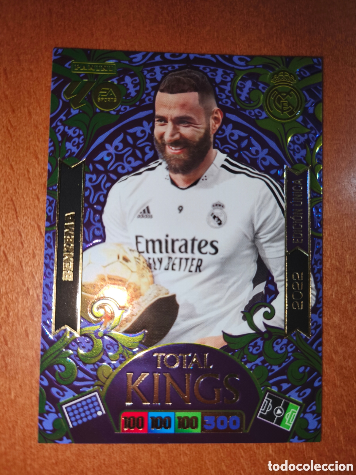 Cromos de f&uacute;tbol: Benzema TOTAL KINGS Adrenalyn XL 25/26 Adrenalyn XL 25/26 Real Madrid