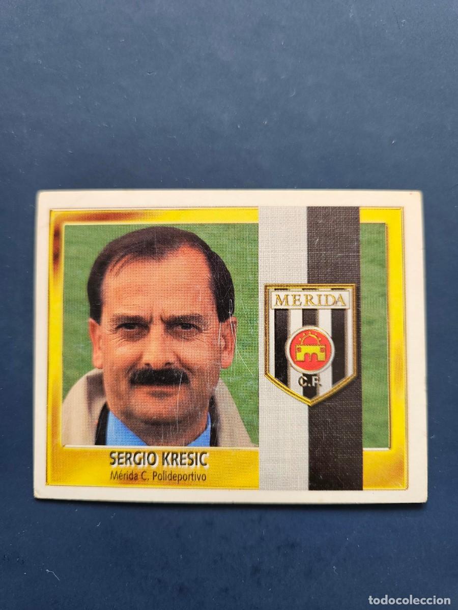 Cromos de f&uacute;tbol: SERGIO KRESIC MERIDA LIGA ESTE 95 96 1995 1996 SIN PEGAR NUNCA PEGADO
