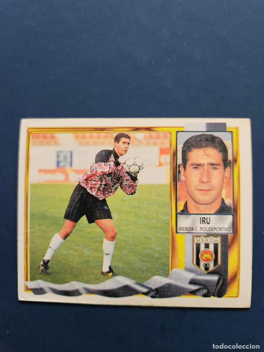 Cromos de f&uacute;tbol: IRU MERIDA LIGA ESTE 95 96 1995 1996 SIN PEGAR NUNCA PEGADO