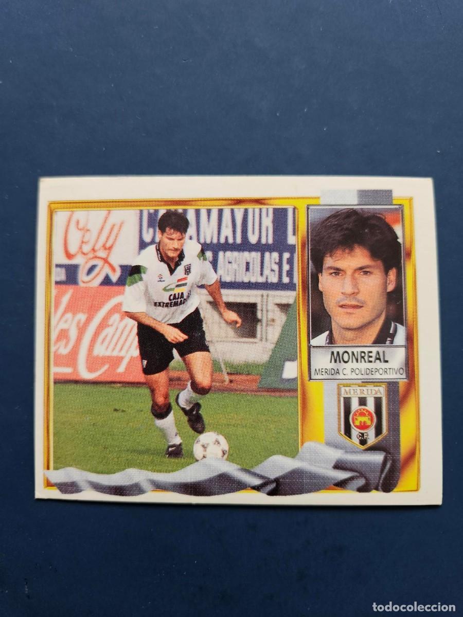 Cromos de f&uacute;tbol: MONREAL MERIDA LIGA ESTE 95 96 1995 1996 SIN PEGAR NUNCA PEGADO