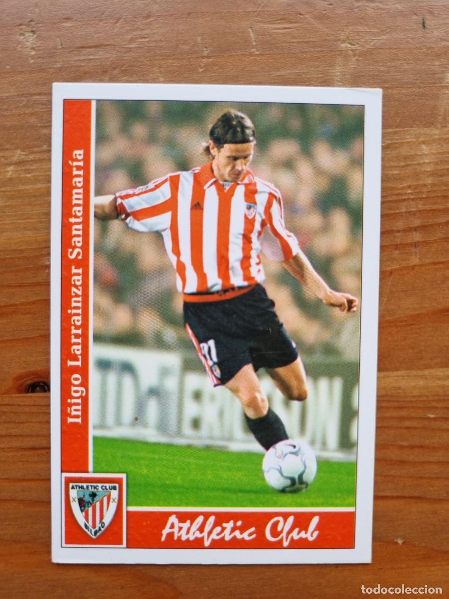Cromos de f&uacute;tbol: 241 LARRAINZAR (Athletic Club). Las Fichas de la Liga 2001 2002 01 02 (Mundicromo)