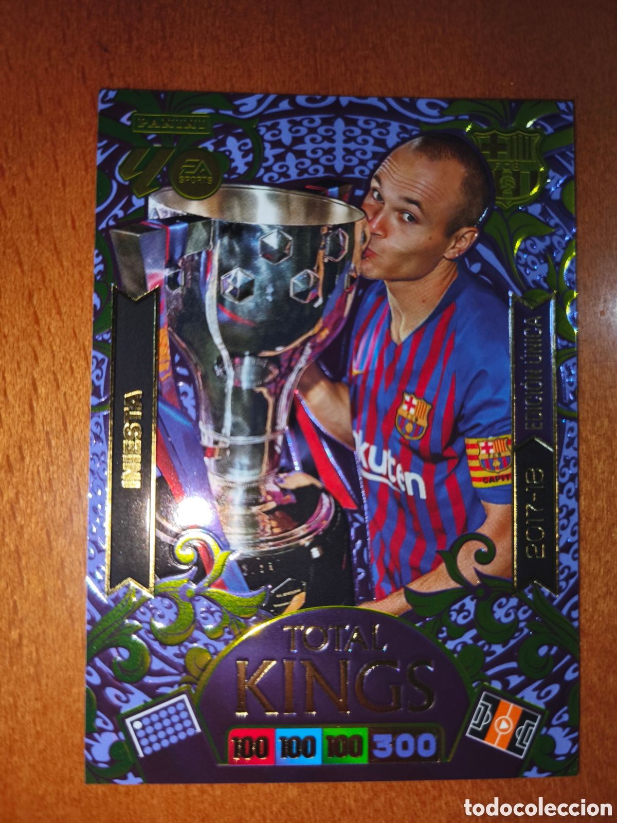 Cartes &agrave; collectionner de Football: Iniesta TOTAL KINGS Adrenalyn XL 25/26 Barcelona