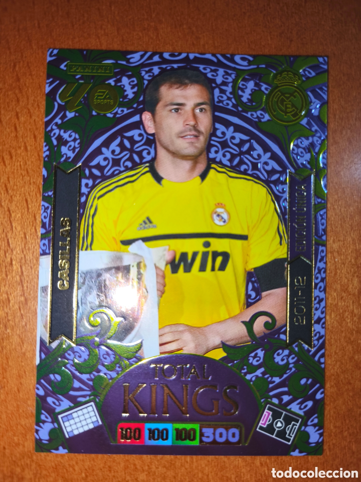 Cromos de f&uacute;tbol: Casillas TOTAL KINGS Adrenalyn XL 25/26 Real Madrid