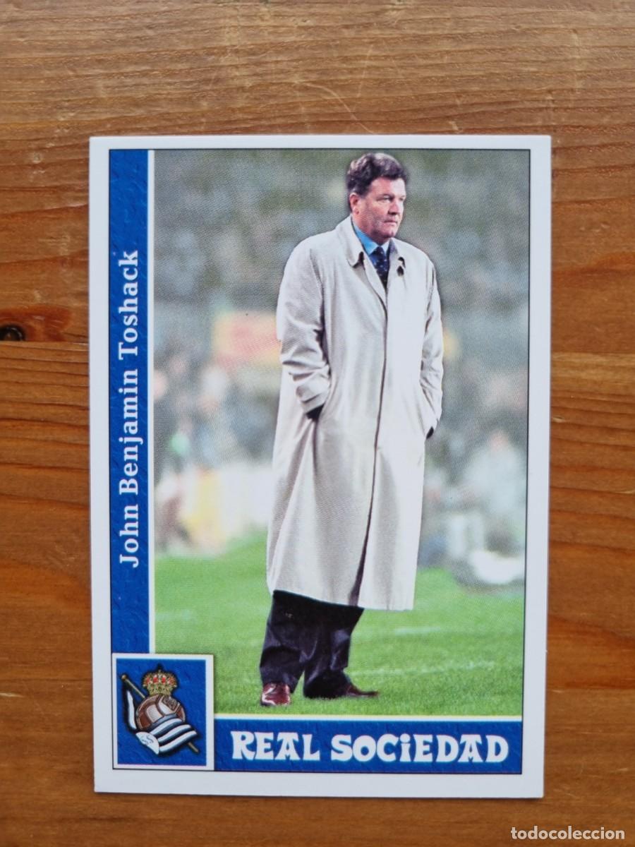 Cromos de f&uacute;tbol: 254 TOSHACK (Real Sociedad). Las Fichas de la Liga 2001 2002 01 02 (Mundicromo)