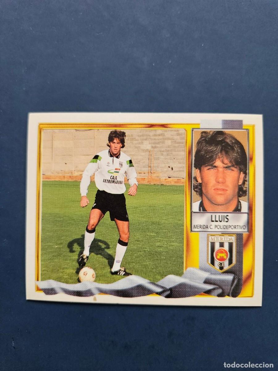 Cromos de f&uacute;tbol: LLUIS MERIDA LIGA ESTE 95 96 1995 1996 SIN PEGAR NUNCA PEGADO