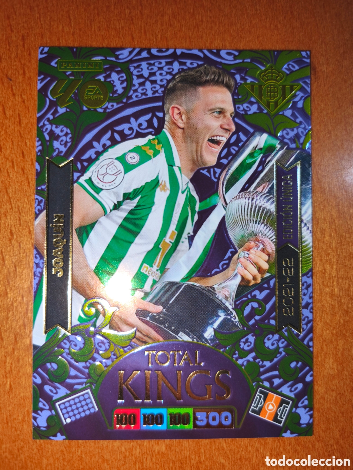 Cromos de f&uacute;tbol: Joaqu&iacute;n TOTAL KINGS Adrenalyn XL 25/26 Real Betis