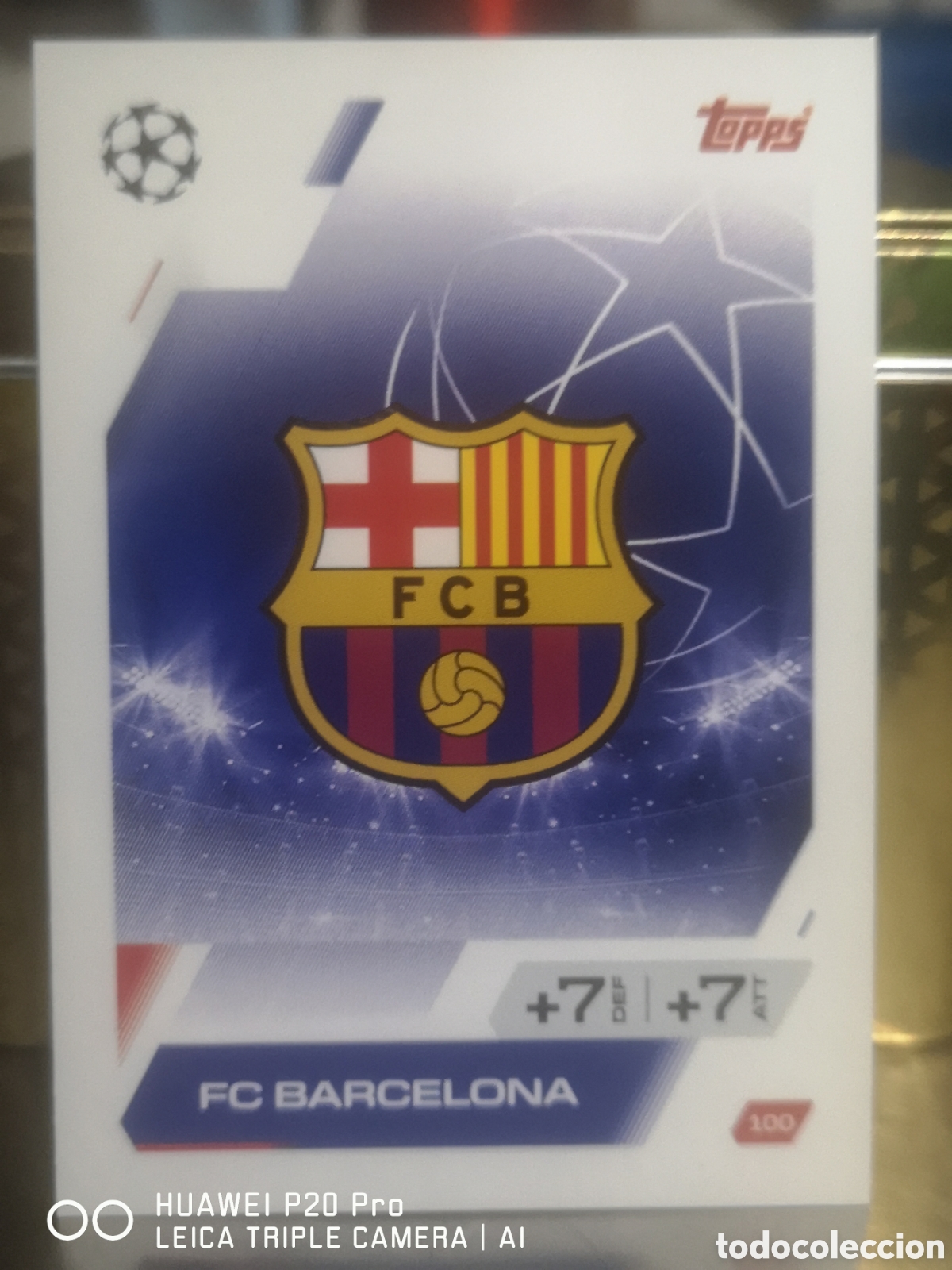 Cromos de f&uacute;tbol: TOPPS MATCH ATTAX 2025 - 26 ESCUDO BARCELONA