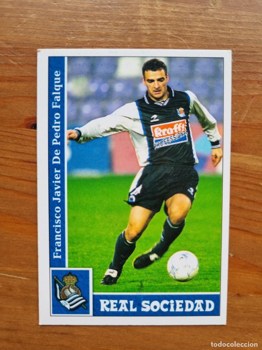 Football Stickers: 263 DE PEDRO (Real Sociedad). Las Fichas de la Liga 2001 2002 01 02 (Mundicromo)