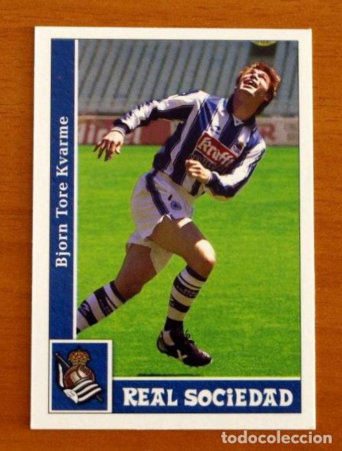 Cromos de f&uacute;tbol: 264 KVARME (Real Sociedad). Las Fichas de la Liga 2001 2002 01 02 (Mundicromo)