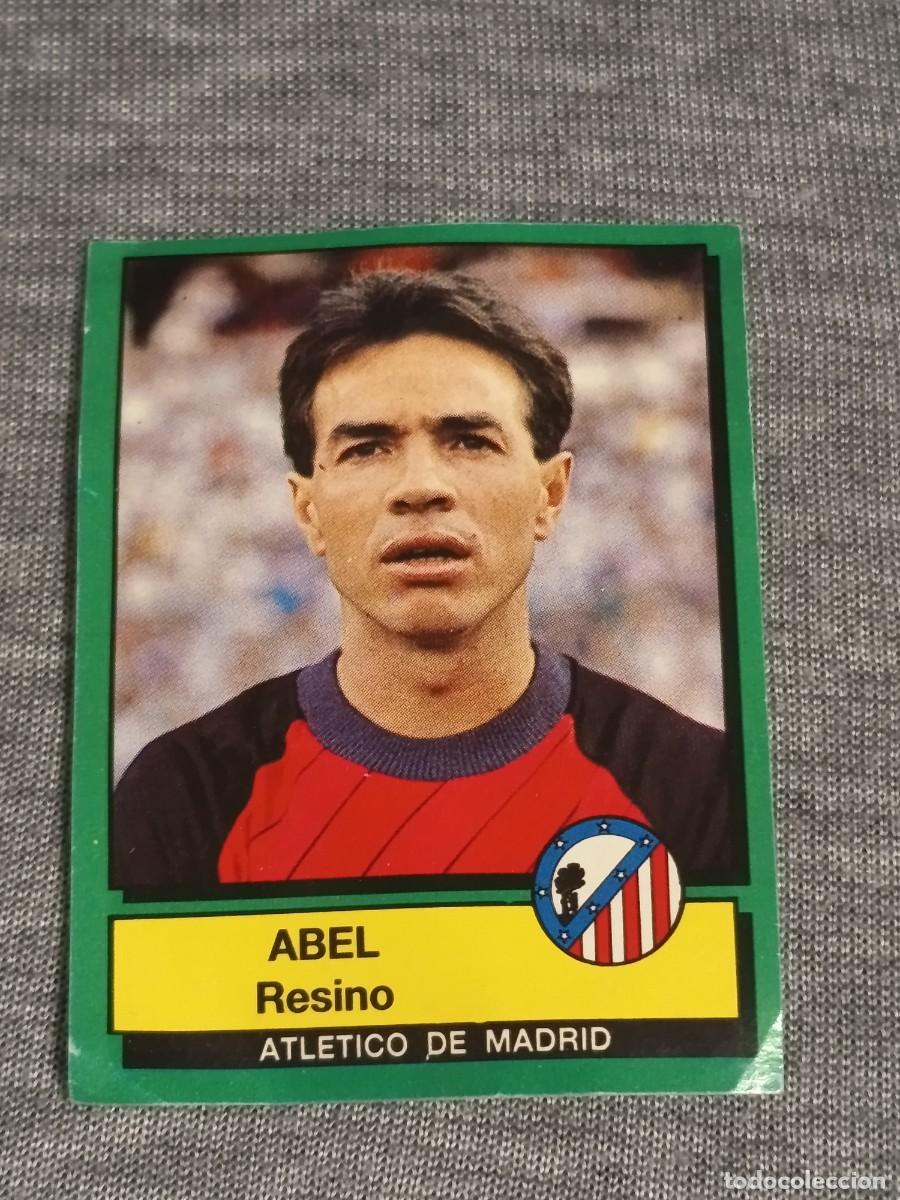 Cromos de f&uacute;tbol: F&uacute;tbol 90 panini ABEL RESINO N&deg;22 ATL&Eacute;TICO DE MADRID nunca pegado