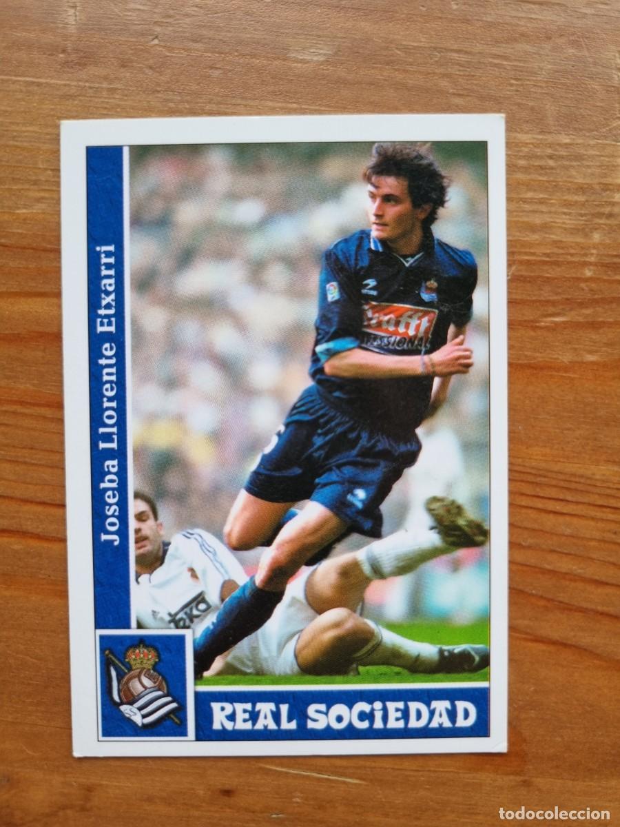 Cromos de f&uacute;tbol: 269 LLORENTE (Real Sociedad). Las Fichas de la Liga 2001 2002 01 02 (Mundicromo)