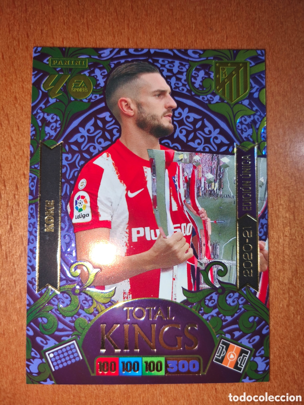 Cromos de f&uacute;tbol: Koke TOTAL KINGS Adrenalyn XL 25/26 Atl&eacute;tico De Madrid