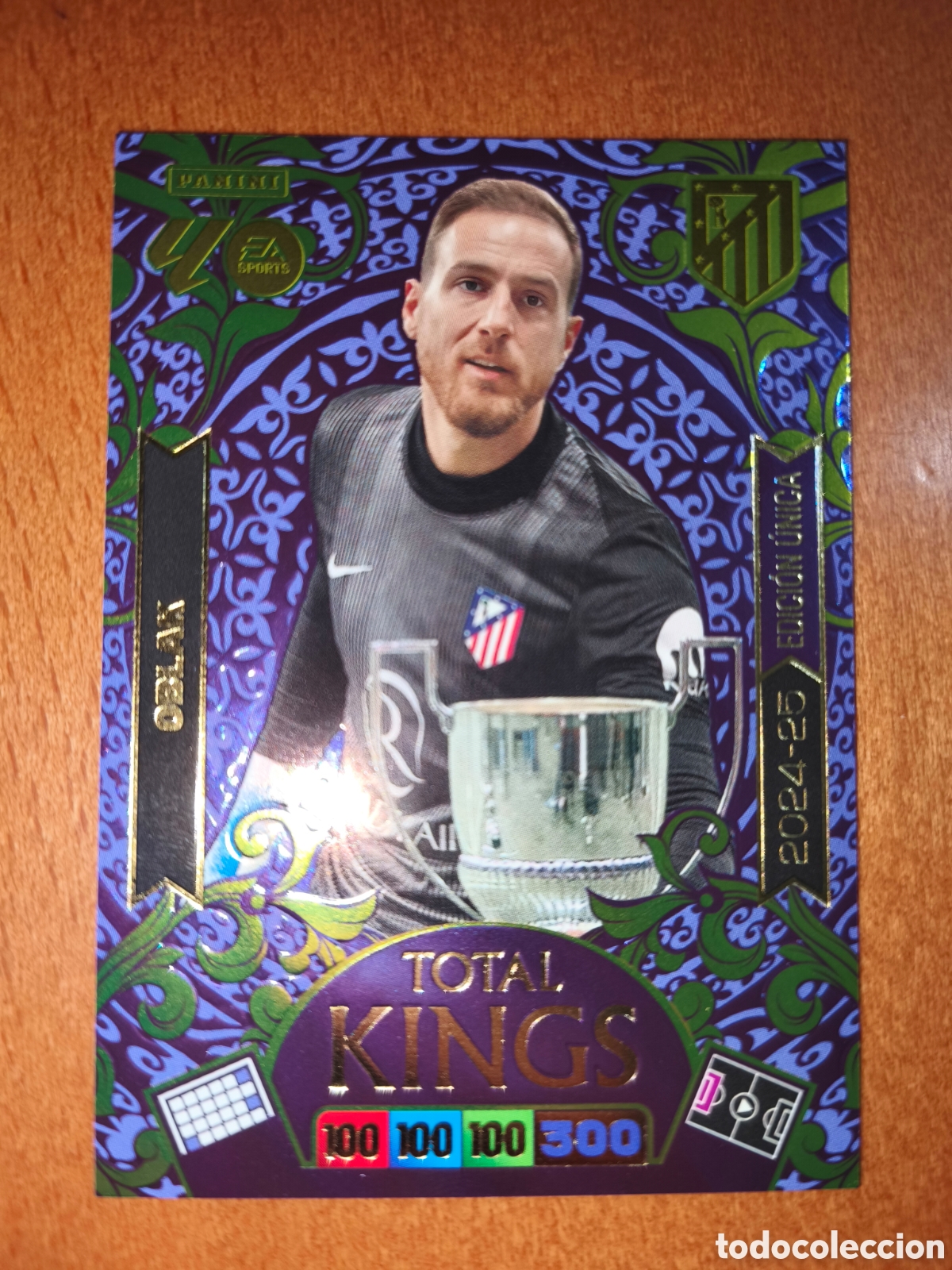 Cromos de f&uacute;tbol: Oblak TOTAL KINGS Adrenalyn XL 25/26 Atl&eacute;tico De Madrid