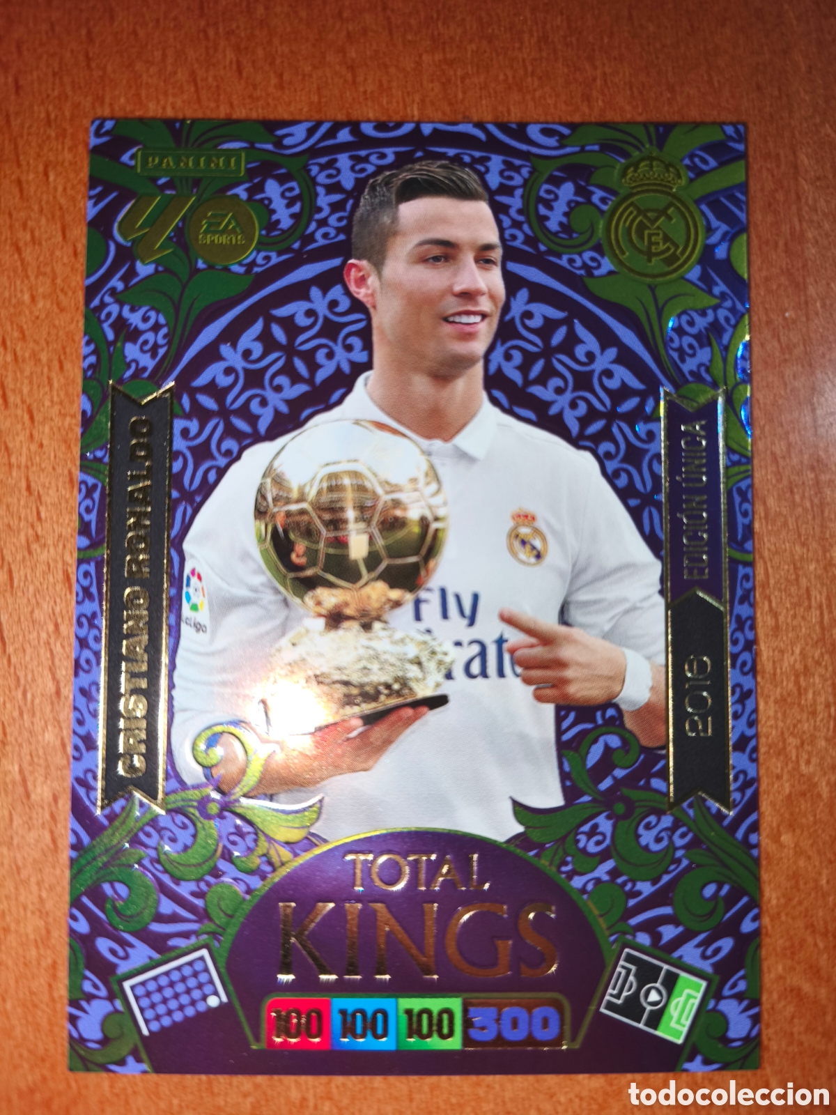 Cromos de f&uacute;tbol: Cristiano Ronaldo TOTAL KINGS Adrenalyn XL 25/26 Real Madrid