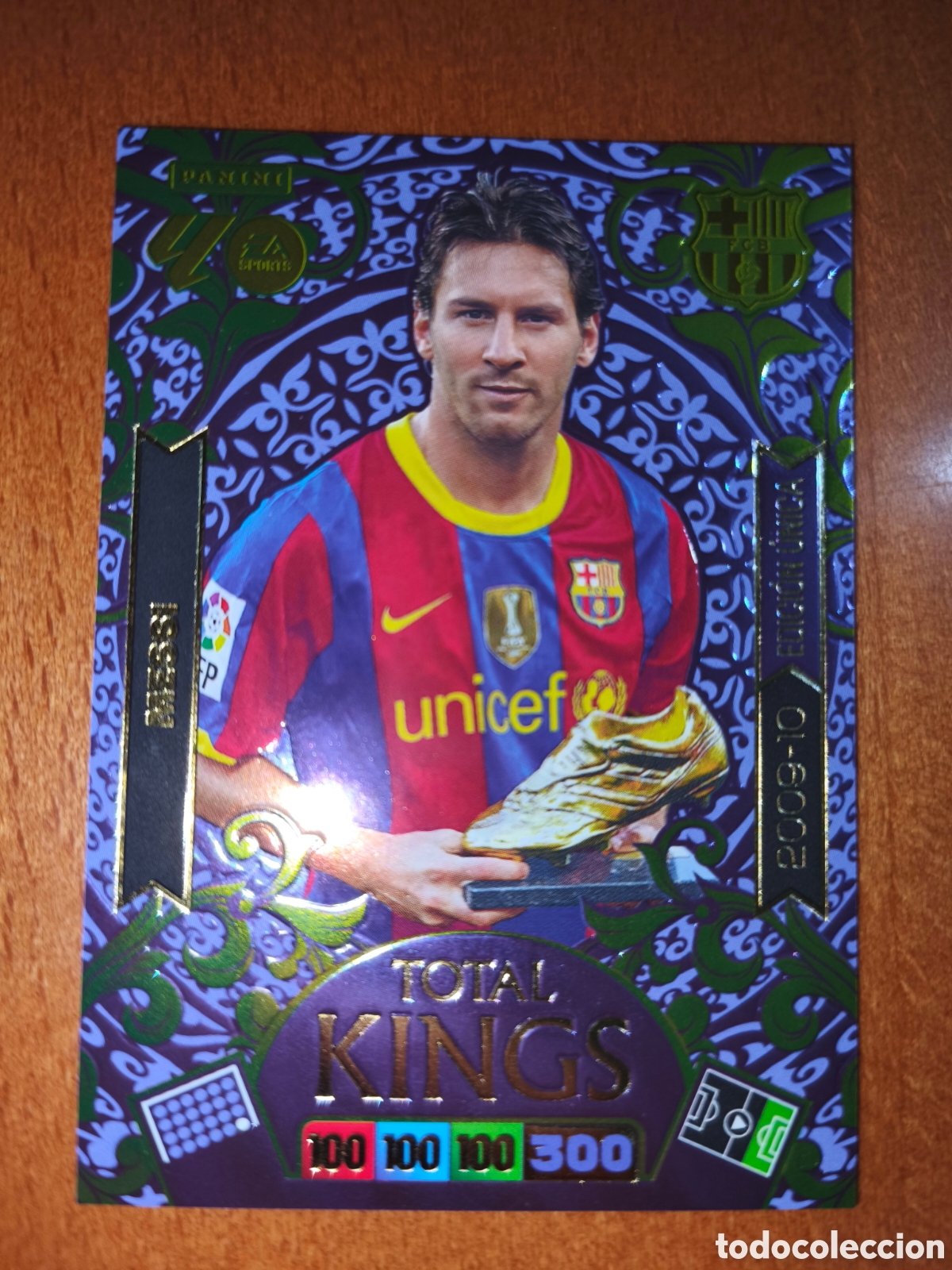 Cromos de f&uacute;tbol: Messi TOTAL KINGS Adrenalyn XL 25/26 Barcelona