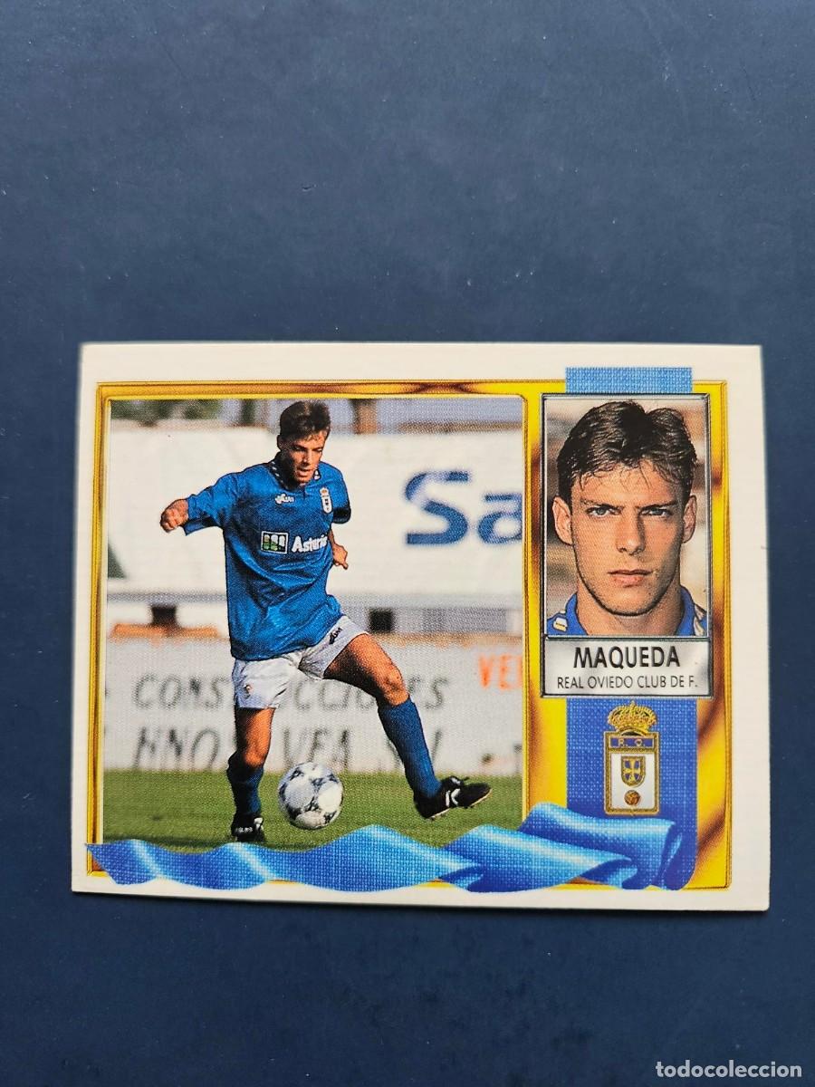 Cromos de f&uacute;tbol: MAQUEDA OVIEDO LIGA ESTE 95 96 1995 1996 SIN PEGAR NUNCA PEGADO