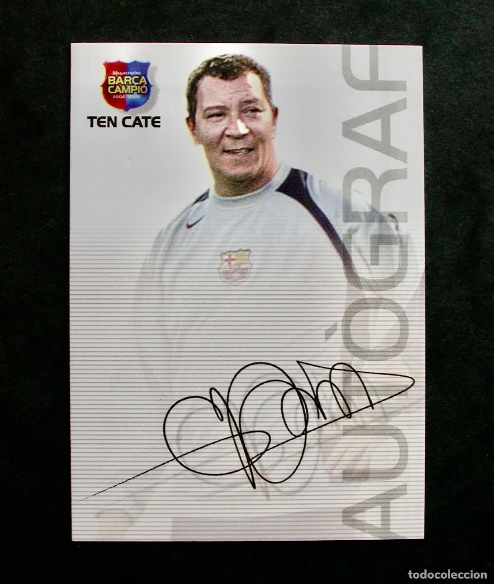 Cromos de f&uacute;tbol: 65 TEN CATE-AUTOGRAF / FC BARCELONA / MEGACRACKS BAR&Ccedil;A CAMPI&Oacute; 2004-2005 04-05 / PANINI