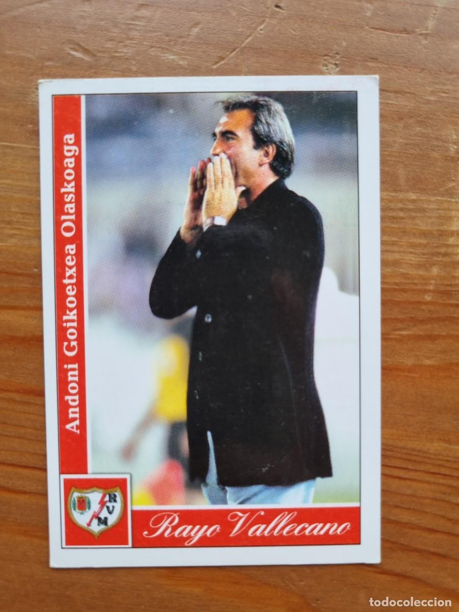 Cromos de f&uacute;tbol: 275 GOIKOETXEA (Rayo Vallecano). Las Fichas de la Liga 2001 2002 01 02 (Mundicromo)