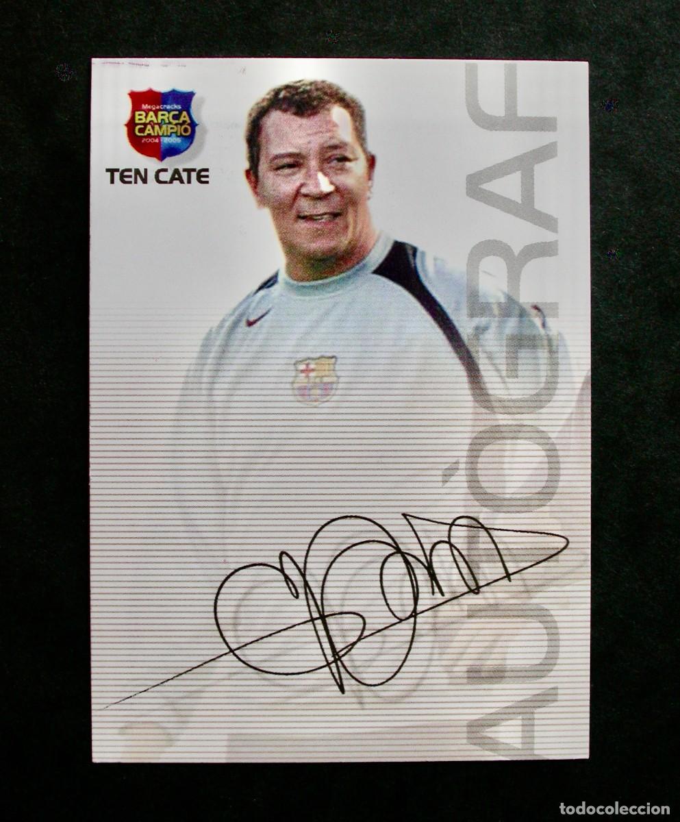 Cromos de f&uacute;tbol: 65 TEN CATE-AUTOGRAF / FC BARCELONA / MEGACRACKS BAR&Ccedil;A CAMPI&Oacute; 2004-2005 04-05 / PANINI