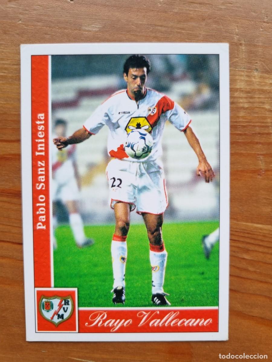 Cromos de f&uacute;tbol: 284 PABLO SANZ (Rayo Vallecano). Las Fichas de la Liga 2001 2002 01 02 (Mundicromo)