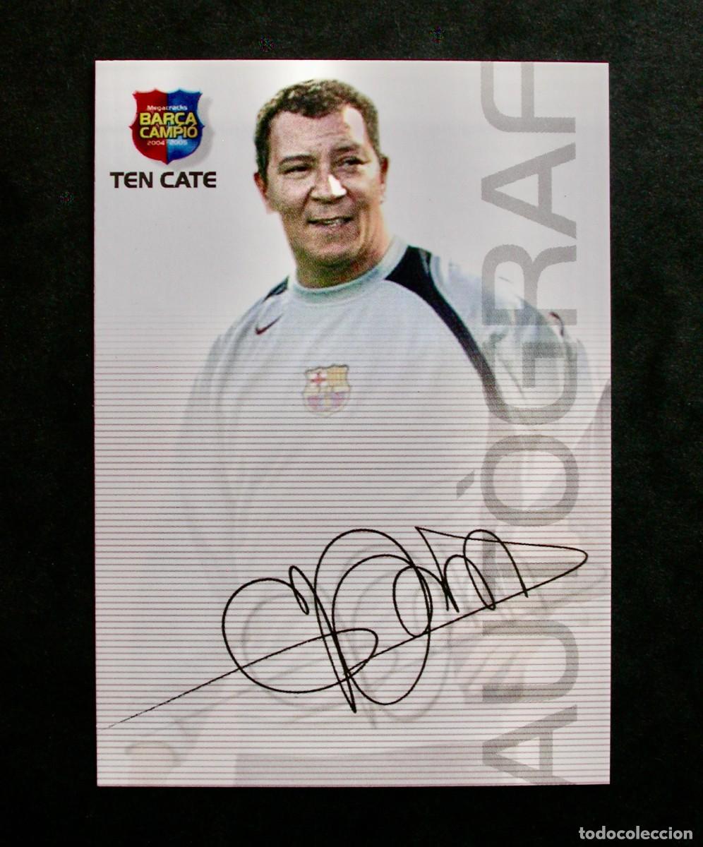 Cromos de f&uacute;tbol: 65 TEN CATE-AUTOGRAF / FC BARCELONA / MEGACRACKS BAR&Ccedil;A CAMPI&Oacute; 2004-2005 04-05 / PANINI