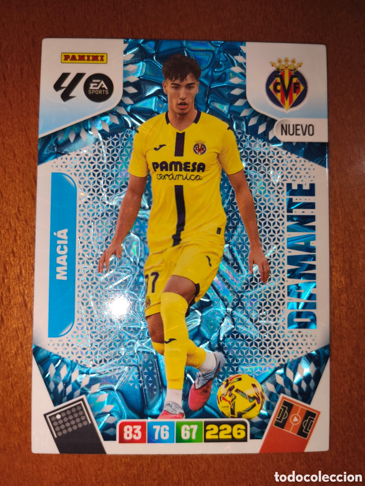 Cromos de f&uacute;tbol: Macia NUEVO DIAMANTE Adrenalyn XL 25/26 Villarreal
