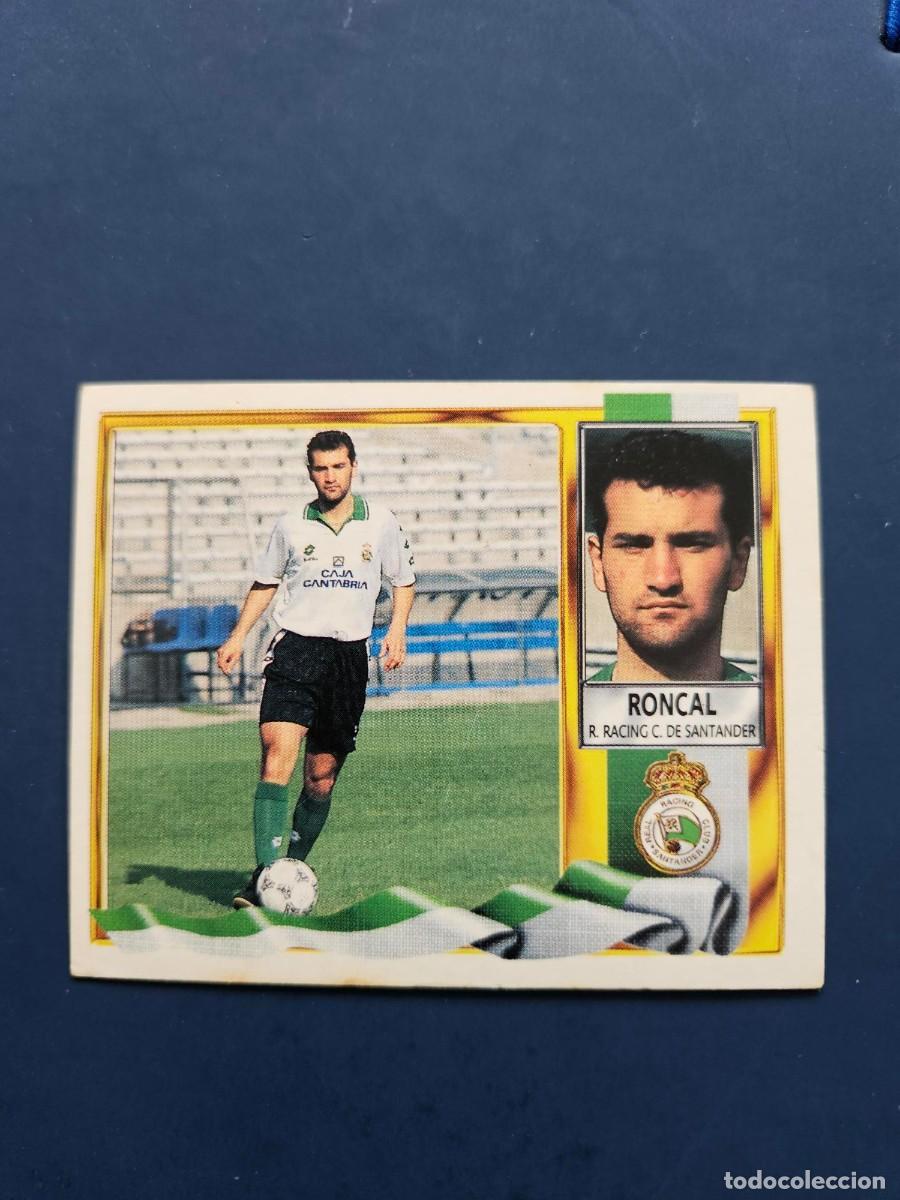 Cromos de f&uacute;tbol: RONCAL RACING SANTANDER LIGA ESTE 95 96 1995 1996 SIN PEGAR NUNCA PEGADO