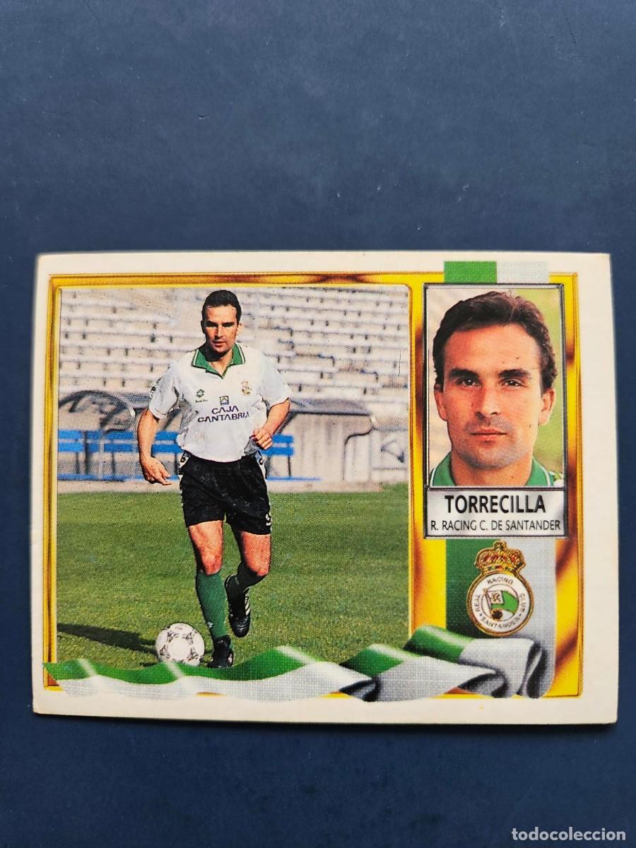 Cromos de f&uacute;tbol: TORRECILLA RACING SANTANDER LIGA ESTE 95 96 1995 1996 SIN PEGAR NUNCA PEGADO