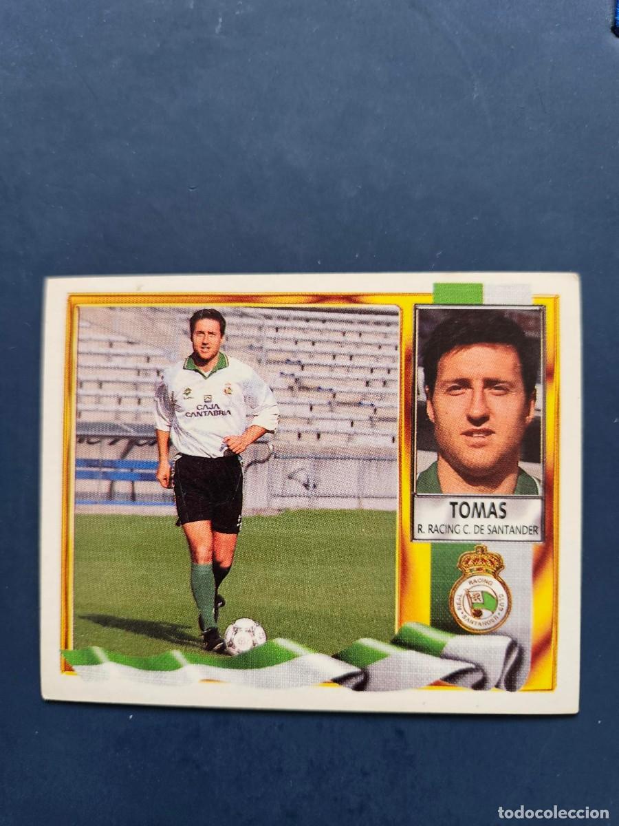 Football Stickers: TOMAS RACING SANTANDER LIGA ESTE 95 96 1995 1996 SIN PEGAR NUNCA PEGADO