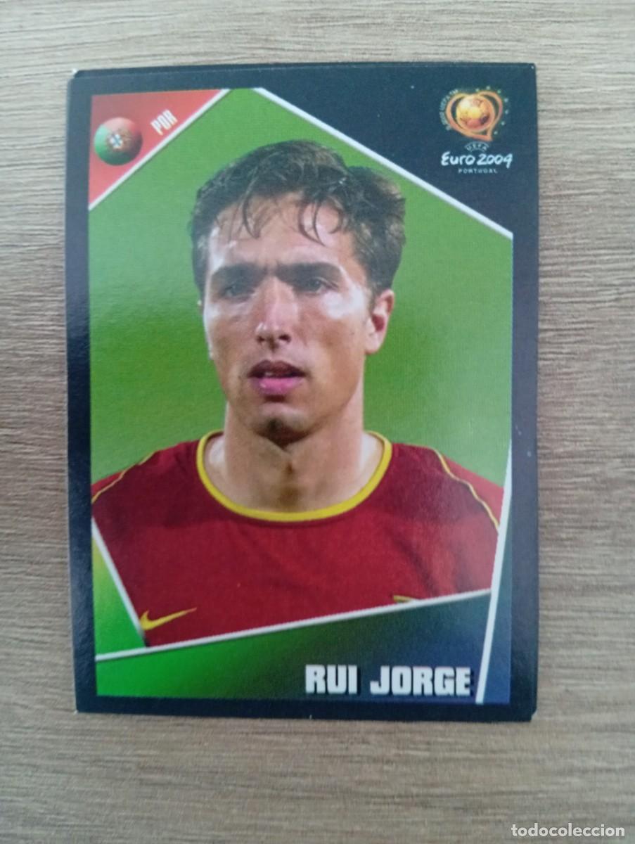 Football Stickers: RUI JORGE 15 PORTUGAL EURO 2004 PORTUGAL NUNCA PEGADO SIN PEGAR