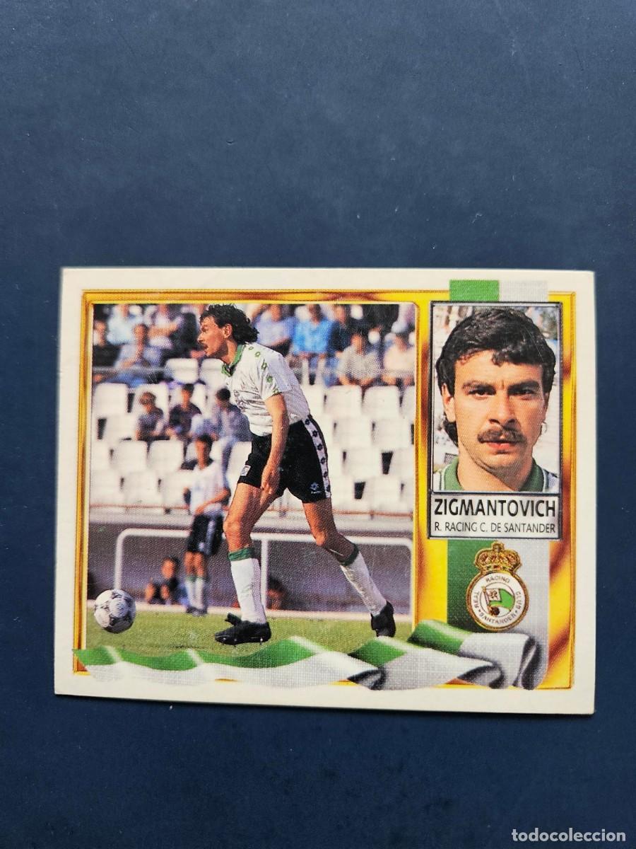 Figurine di Calcio: ZIGMANTOVICH RACING SANTANDER LIGA ESTE 95 96 1995 1996 SIN PEGAR NUNCA PEGADO